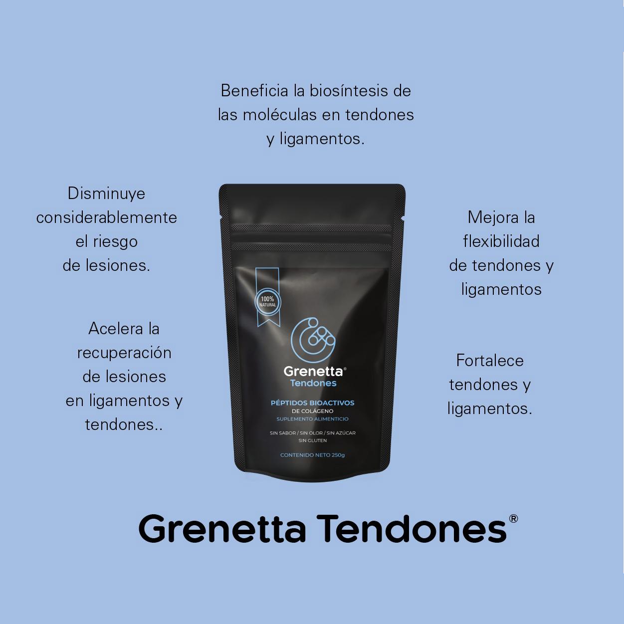 Grenetta Tendones bolsa de 250g (50 días)