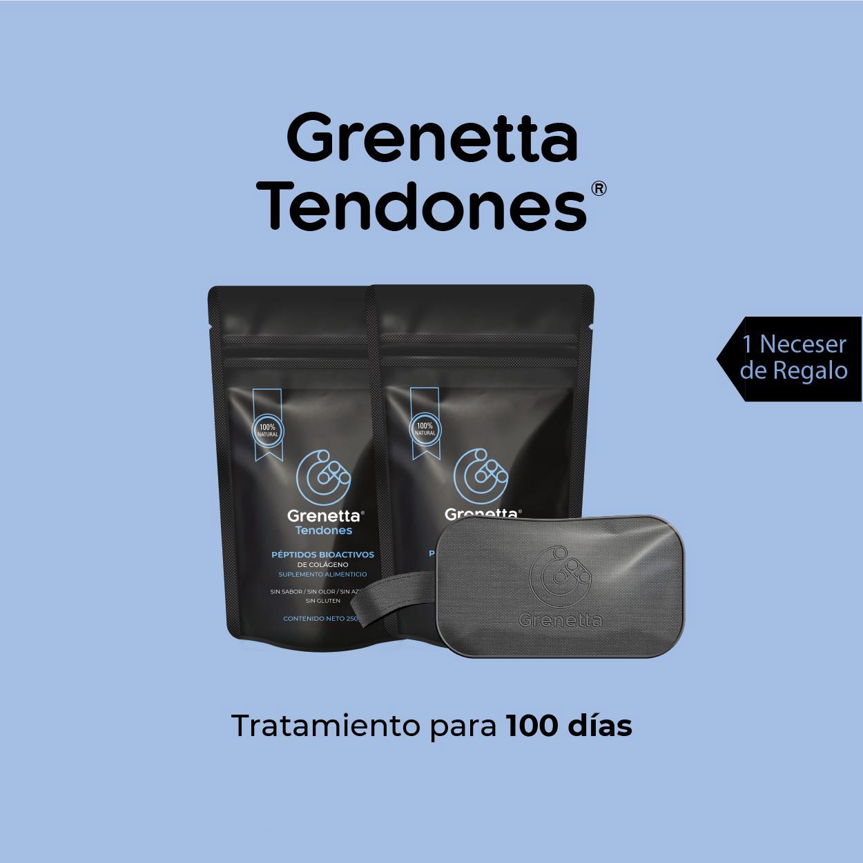 2 bolsas Grenetta Tendones + 1 Neceser de regalo (100 días)